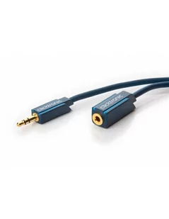 ClickTronic Kabel audio Jack 70489 [1x Złącze męskie jack 3 5 mm 1x Złącze żeńskie jack 3 5 mm] 5 m niebieski - Kable - miniaturka - grafika 2