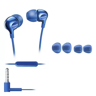 Philips SHE3705BL niebieskie (SHE3705BL/00) - Słuchawki - miniaturka - grafika 1