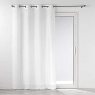 Zasłony - Miękka zasłona wewnętrzna z oczkami (140 x 240 cm) Selena biała, Polycotton - miniaturka - grafika 1