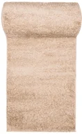 Wycieraczki - Beżowy jednokolorowy chodnik shaggy na metry S8-D62 - miniaturka - grafika 1