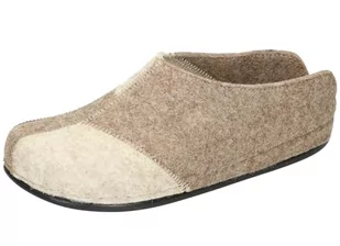 Manitu Damskie 340056-08 Kapcie, beżowe, 39 EU, beżowy, 39 eu - Kapcie damskie - miniaturka - grafika 1