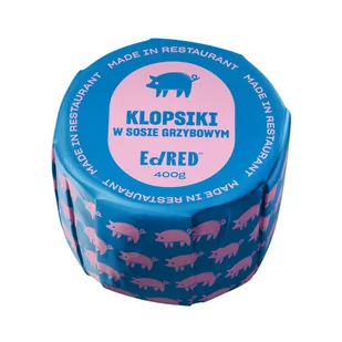 Rzemieślnicza konserwa w puszce Ed RED Casual Klopsiki w sosie grzybowym 400 g - ONE SIZE - Szybkie dania obiadowe - miniaturka - grafika 1