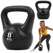 Kettlebell - Kettlebell Kettle 8kg Kula Odważnik Hantla Cieżar - miniaturka - grafika 1