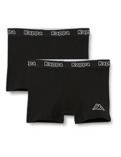 Kappa 2pack Boxers 304jb30-950 Bokserki (szorty) Mężczyźni, Czarny (czarny 304jb30-950), M - Spodenki damskie - miniaturka - grafika 1