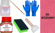 Środki do obuwia i ubrań - RÓŻOWY 29 Renoskór ZESTAW DO RENOWACJI SKÓRY LICOWEJ Farba + Zmywacz Pędzel - miniaturka - grafika 1