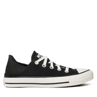 Trampki damskie - Trampki Converse Chuck Taylor All Star Crush Heel Ox A03075C Czarny - miniaturka - grafika 1