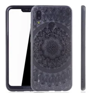 Etui i futerały do telefonów - Etui na telefon komórkowy Mandala do Huawei P20 Lite Etui ochronne z motywem koła Pokrowiec na torbę Bumper Czarny - miniaturka - grafika 1