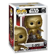 Figurki dla dzieci - Funko POP!, figurka kolekcjonerska, Star Wars: Retur of the Jedi 40th - C3P0 in chair - miniaturka - grafika 1