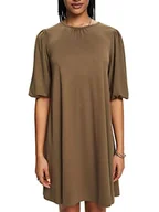 Sukienki - edc by ESPRIT Sukienka damska 033CC1E303, 350/KHAKI Green, M, 350/khaki Green, M - miniaturka - grafika 1