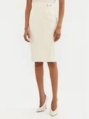 Spódnice - Rinascimento Spódnica ołówkowa CFC0122972003 Beżowy Regular Fit - miniaturka - grafika 1