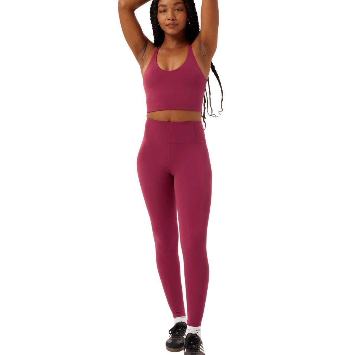 Legginsy damskie Girlfriend Collective Float z wysokim stanem sportowe-S