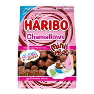 Żelki - Haribo, pianki Chamallows Mini, wanilia i belgijska czekolada, 140g - miniaturka - grafika 1