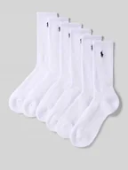 Skarpetki męskie - Skarpety z wyhaftowanym logo w zestawie 6 szt. - miniaturka - grafika 1