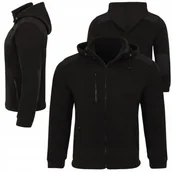 Odzież robocza - GRUBY POLAR ROBOCZY Bluza robocza POLAROWA z odpinanym KAPTUREM WZMOCNIONA - miniaturka - grafika 1