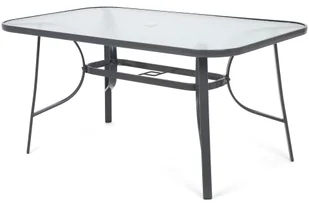 Meble ogrodowe metalowe Sevilla 150 cm Atlanta Grey / Beige Striped 6+1 II. gatunek - Meble ogrodowe - miniaturka - grafika 7