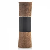 Pojemniki na przyprawy - Młynek ręczny do mielenia pieprzu soli przypraw drewniany wooden 15,5 cm kod: O-130229 - miniaturka - grafika 1