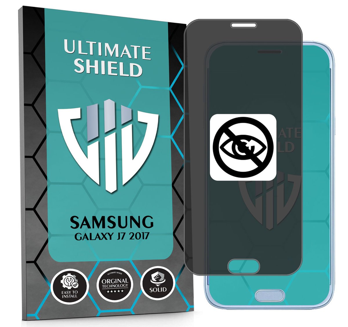 NAJLEPSZA FOLIA 5D ANTYSZPIEGOWSKA DO SAMSUNG GALAXY J7 2017 HYDROŻELOWA