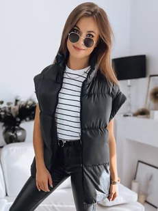 Kamizelka damska pikowana NIMIA czarna Dstreet TY3248-L/40 - Kamizelki damskie - miniaturka - grafika 1