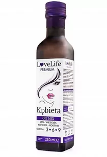 Olej LoveLife Kobieta Premium 250 ml WŁOSY SKÓRA PAZNOKCIE - Zdrowa żywność - miniaturka - grafika 1
