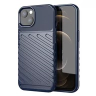 Etui i futerały do telefonów - Thunder Case elastyczne pancerne etui pokrowiec iPhone 13 niebieski - miniaturka - grafika 1