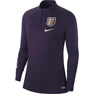 Bluzy damskie - Nike damska bluza Ent Nk Dry Sqd Dril Sweatshirt zielony Purple Dynasty/Purple Dynasty/ M - miniaturka - grafika 1