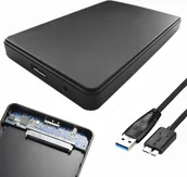 Obudowy i kieszenie na dyski twarde - Kieszeń Verk OBUDOWA DYSKU KIESZEŃ HDD SSD 2,5'' USB 3.0 SATA - miniaturka - grafika 1