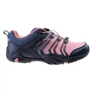 Buty sportowe damskie - Buty Elbrus Erimley Low Wp W 92800401501 granatowe różowe - grafika 1