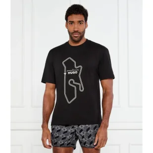HUGO T-shirt Droad Loose fit - Koszulki męskie - miniaturka - grafika 1