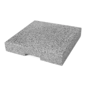 Parasole ogrodowe - OBI Płyta granitowa 55 kg szary 50 x 50 x 8cm - miniaturka - grafika 1