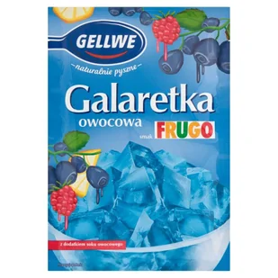 Gellwe Galaretka owocowa smak Frugo 72 g - Dodatki do ciast w proszku - miniaturka - grafika 1