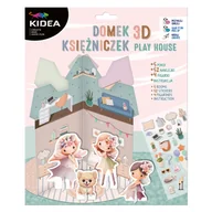 Zabawki kreatywne - DERFORM, kreatywny domek 3d dla księżniczek kidea - miniaturka - grafika 1