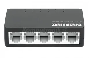Intellinet 561723 Switch 5p Fast Ethernet, desktop 561723 - Switche - miniaturka - grafika 1