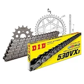 Części motocyklowe - Zestaw łańcuchów DID stal 530VX3 / 102 bez końca do Kawasaki Z SR 650 ccm rok prod. 1979-1981 - miniaturka - grafika 1