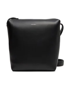 Calvin Klein Saszetka Ck Premium Leather Hobo Mini K50K512968 Czarny - Nerki - miniaturka - grafika 1