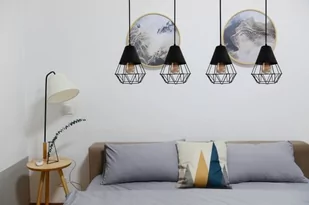 Solar OLSEN TRI Lampa loft 4 płomienna na linkach 0846ATRI 0846ATRI - Lampy pozostałe - miniaturka - grafika 1