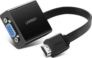 Adapter AV Ugreen HDMI - S-Video - RCA (Chinch) czarny (40248) - Złącza, przejściówki, adaptery - miniaturka - grafika 1