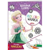 Kolorowanki, wyklejanki - Kraina lodu Kolorowanka Nowa - miniaturka - grafika 1