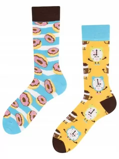 Skarpetki dla dzieci - SKARPETKI Todo Socks Donut Heaven Kawa Pączki 3538 - grafika 1