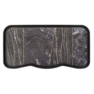 Ociekacz na buty Marble Black Boot Tray 38 x 75 cm wielokolorowy - Wycieraczki - miniaturka - grafika 1