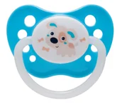 Smoczki do butelek - Canpol babies Canpol Smoczek kauczukowy okrągły 0-6m 23/277 Bunny&Company TURKUSOWY 44903 - miniaturka - grafika 1