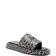 Klapki i japonki damskie - Marc Cain Klapki | z dodatkiem skóry - miniaturka - grafika 1