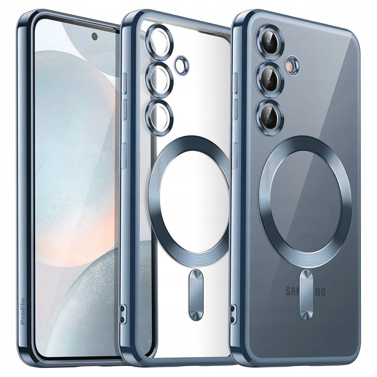 Etui Case ProFlo do SAMSUNG S25 Jasny Niebieski do MagSafe Ochrona Aparatu