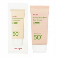 Kremy do twarzy - Krem do Twarzy z Filtrem Słoneczny Manyo Foundanation Free Spf 50+ 50 ml - miniaturka - grafika 1
