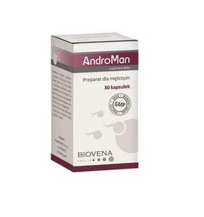 Biovena Androman 30 kapsułek Długi termin ważności! 3521041 - Witaminy i minerały - miniaturka - grafika 1