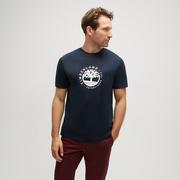 Koszulki męskie - TIMBERLAND T-SHIRT SS REFIBRA LOGO GRAPHIC TEE REGULAR - Timberland - miniaturka - grafika 1