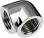 Chłodzenie wodne - Alphacool Eiszapfen Adapter 90 stopni G1/4 cala IG na G1/4 cala IG - chrom - miniaturka - grafika 1
