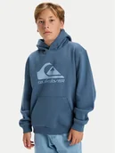 Bluzy dla chłopców - Quiksilver Bluza Comp Logo EQBFT03950 Granatowy Regular Fit - miniaturka - grafika 1
