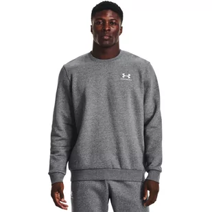 Męska bluza dresowa nierozpinana bez kaptura Under Armour UA Essential Fleece Crew - UNDER ARMOUR - Bluzy męskie - miniaturka - grafika 1