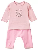 Bluzki dla niemowląt - United Colors of Benetton Kombinezon niemowlęcy, dziewczynki, Różowy 925, 86 cm - miniaturka - grafika 1