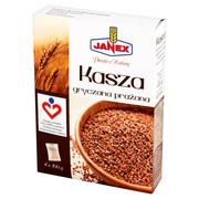 Kasza - Janex Kasza gryczana prażona 400 g (4 torebki) - miniaturka - grafika 1